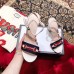 Gucci Heel 6.5cm/10.5cm Web Horsebit Fabric and Leather Sandals White 2019