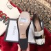 Gucci Double G Fringe Leather Mid-heel 4.5cm Pumps Black/White 2019