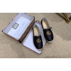 Gucci Chevron Raffia Espadrilles With Double G 577374/578547 Black 2019 Gucci Chevron Raffia Espadrilles With Double G 577374/578547 Black 2019