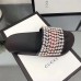 Gucci Web Slide with Crystals 505330 Blue/Red Leather 2018 Gucci Web Slide with Crystals 505330 Blue/Red Leather 2018