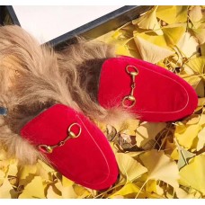Gucci Princetown Calfskin Horsebit Detail Slipper With Fur Red 2017 Gucci Princetown Calfskin Horsebit Detail Slipper With Fur Red 2017
