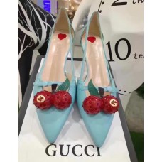 Gucci goatskin pump 2017 light blue(shishi-721305) Gucci goatskin pump 2017 light blue(shishi-721305)