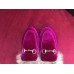 Gucci Princetown Velet Horsebit Detail Slipper With Fur 448657 Fuchsia 2017