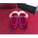 Gucci Princetown Velet Horsebit Detail Slipper With Fur 448657 Fuchsia 2017