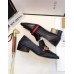 Gucci Leather Double G mid-heel loafer shoes Black(Y30-721703) Gucci Leather Double G mid-heel loafer shoes Black(Y30-721703)