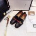 Gucci Leather Double G mid-heel loafer shoes Black(Y30-721703) Gucci Leather Double G mid-heel loafer shoes Black(Y30-721703)