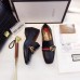 Gucci Leather Double G mid-heel loafer shoes Black(Y30-721703) Gucci Leather Double G mid-heel loafer shoes Black(Y30-721703)