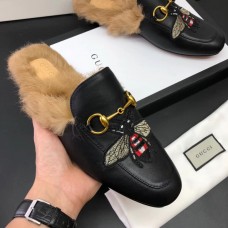 gucci men's Princetown leather slipper with bees gucci men's Princetown leather slipper with bees