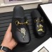 Gucci & Disney Horsebit Detail Embroidered Leather Men's Slipper 459090 Black 2017 Gucci & Disney Horsebit Detail Embroidered Leather Men's Slipper 459090 Black 2017