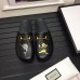 Gucci & Disney Horsebit Detail Embroidered Leather Men's Slipper 459090 Black 2017 Gucci & Disney Horsebit Detail Embroidered Leather Men's Slipper 459090 Black 2017
