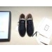 Gucci Ace Leather Embroidered Feline Head Low-top Sneaker 459030 Black