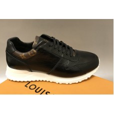 Louis Vuitton 1A41BC LV Run Away sneaker in Black Calf leather