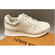 Louis Vuitton 1A5AXR LV Run Away Sneaker in Monogram Eclipse canvas and White calf leather Louis Vuitton 1A5AXR LV Run Away Sneaker in Monogram Eclipse canvas and White calf leather
