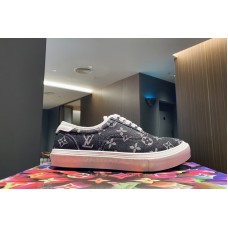 Louis Vuitton 1A5AV5 LV Trocadéro richelieu sneaker in Black Monogram Denim Louis Vuitton 1A5AV5 LV Trocadéro richelieu sneaker in Black Monogram Denim