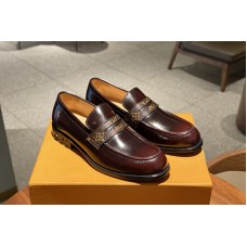 Louis Vuitton 1A4SR7 LV Major Loafer Shoe In Brown calf leather Louis Vuitton 1A4SR7 LV Major Loafer Shoe In Brown calf leather