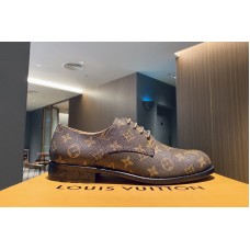 Louis Vuitton 1A5GKH LV Voltaire derby Shoe in Monogram Canvas Louis Vuitton 1A5GKH LV Voltaire derby Shoe in Monogram Canvas