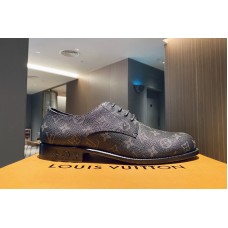 Louis Vuitton 1A5GKH LV Voltaire derby Shoe in Monogram Eclipse Canvas Louis Vuitton 1A5GKH LV Voltaire derby Shoe in Monogram Eclipse Canvas