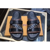 Louis Vuitton 1A5S85 LV Honolulu Mule in Monogram canvas With Black Louis Vuitton 1A5S85 LV Honolulu Mule in Monogram canvas With Black