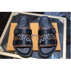 Louis Vuitton 1A5S85 LV Honolulu Mule in Monogram canvas With Black Louis Vuitton 1A5S85 LV Honolulu Mule in Monogram canvas With Black