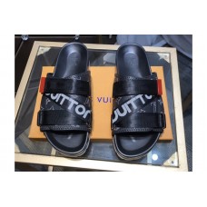 Louis Vuitton 1A5S85 LV Honolulu Mule in Monogram Eclipse canvas With Black Louis Vuitton 1A5S85 LV Honolulu Mule in Monogram Eclipse canvas With Black