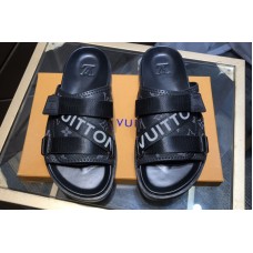 Louis Vuitton 1A5S85 LV Honolulu Mule in Monogram Eclipse canvas With Black Louis Vuitton 1A5S85 LV Honolulu Mule in Monogram Eclipse canvas With Black