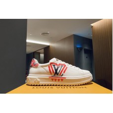 Louis Vuitton 1A85O6 LV Crafty Time Out sneaker in Red Printed calf leather Louis Vuitton 1A85O6 LV Crafty Time Out sneaker in Red Printed calf leather