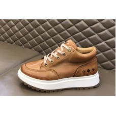 Louis Vuitton 1A7WLH LV Abbesses derby Shoe in Tan Glazed calf leather Louis Vuitton 1A7WLH LV Abbesses derby Shoe in Tan Glazed calf leather