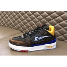 Louis Vuitton 1A8AAS LV Trainer sneaker in Monogram canvas, mesh and suede calf leather Louis Vuitton 1A8AAS LV Trainer sneaker in Monogram canvas, mesh and suede calf leather