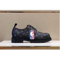 Louis Vuitton 1A8FV3 LV Black Ice derby Shoe in Monogram Eclipse Canvas Louis Vuitton 1A8FV3 LV Black Ice derby Shoe in Monogram Eclipse Canvas