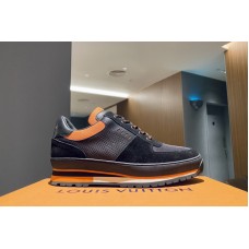 Louis Vuitton 1A5HPC LV Harlem richelieu sneaker in Epi leather, suede calf leather and textile Louis Vuitton 1A5HPC LV Harlem richelieu sneaker in Epi leather, suede calf leather and textile