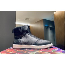 Louis Vuitton 1A8EAN LV Rivoli sneaker boot in Eclipse Monogram and Monogram Reverse canvas Louis Vuitton 1A8EAN LV Rivoli sneaker boot in Eclipse Monogram and Monogram Reverse canvas