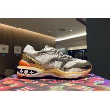 Louis Vuitton 1A7WKY LV Trail sneaker in Gold Metallic leather and mesh Louis Vuitton 1A7WKY LV Trail sneaker in Gold Metallic leather and mesh