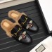 Gucci Black Princetown Slipper With Bee Gucci Black Princetown Slipper With Bee