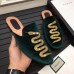 Gucci Green Velvet Evening Slipper With Snake Gucci Green Velvet Evening Slipper With Snake