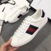 Gucci Men's Ace Sneaker White Leather Gucci Men's Ace Sneaker White Leather