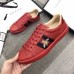 Gucci Men's Ace Embroidered Bees Red Sneaker Gucci Men's Ace Embroidered Bees Red Sneaker