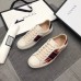 Gucci Men's Ace White Sneaker With Flames Gucci Men's Ace White Sneaker With Flames