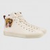 Gucci Men's White High-top Sneaker With Tiger Gucci Men's White High-top Sneaker With Tiger