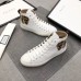 Gucci Men's White High-top Sneaker With Tiger Gucci Men's White High-top Sneaker With Tiger