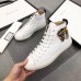 Gucci Men's White High-top Sneaker With Tiger Gucci Men's White High-top Sneaker With Tiger