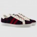 Gucci Men's Red Ace GG Wool Sneaker Gucci Men's Red Ace GG Wool Sneaker