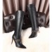 Gucci Black Leather Sylvie Knee Boots Gucci Black Leather Sylvie Knee Boots