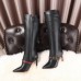 Gucci Black Leather Sylvie Knee Boots Gucci Black Leather Sylvie Knee Boots
