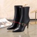 Gucci Black Leather Sylvie Ankle Boots Gucci Black Leather Sylvie Ankle Boots