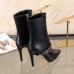 Gucci Black Leather Sylvie Ankle Boots Gucci Black Leather Sylvie Ankle Boots
