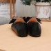 Gucci Black Leather Ballet Flat With Bow Gucci Black Leather Ballet Flat With Bow