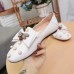 Gucci White Leather Ballet Flat With Bow Gucci White Leather Ballet Flat With Bow