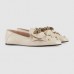 Gucci White Leather Ballet Flat With Bow Gucci White Leather Ballet Flat With Bow