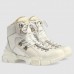 Gucci Women's White Flashtrek GG Wool Sneaker Gucci Women's White Flashtrek GG Wool Sneaker