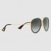 Gucci Green Aviator Metal Sunglasses Gucci Green Aviator Metal Sunglasses
